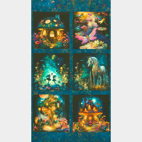 Night Fable - Fairytale Garden Multi Panel