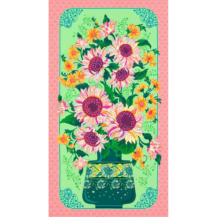 Sunflower Sonata - Sunflower Green Panel