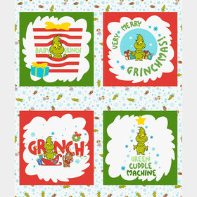 Little Grinch - Little Grinch Blocks Multi Panel