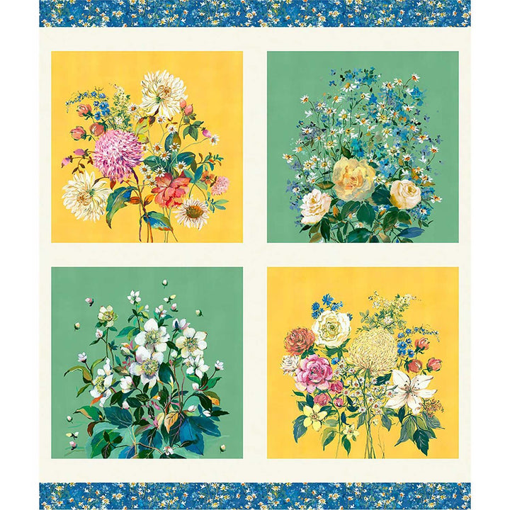 Bloomfield Love - Flower Bouquets Garden Panel