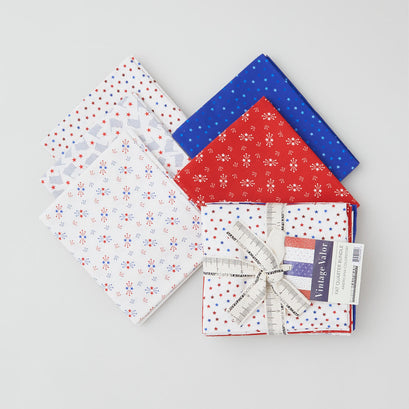 Vintage Valor Favorites Americana Fat Quarter Bundle - 5 Piece