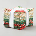 Holiday Flourish Peppermint Twist Pine Colorstory Metallic Fat Quarter Bundle