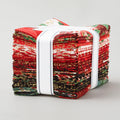 Holiday Flourish Peppermint Twist Black Colorstory Metallic Fat Quarter Bundle