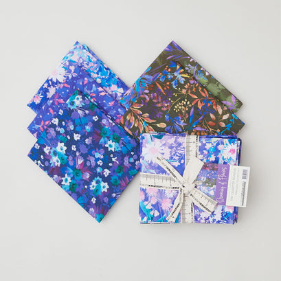 Dreaming of Flowers Favorites Peacock Fat Quarter Bundle 5 Pc