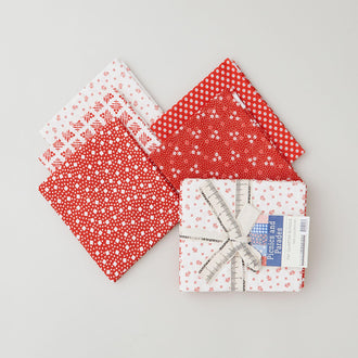 Picnics and Parades Favorites - Red Fat Quarter Bundle - 5 Pieces