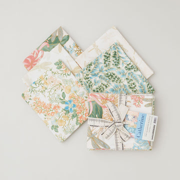 Catherine Favorites Natural Metallic Fat Quarter Bundle 5 Piece