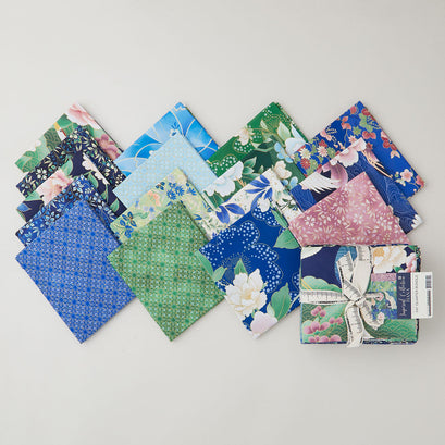Imperial Collection Hana Favorites Metallic Fat Quarter Bundle - 16 Piece