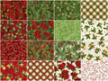 Festive Christmas Favorites Fat Quarter Bundle - 16 Piece