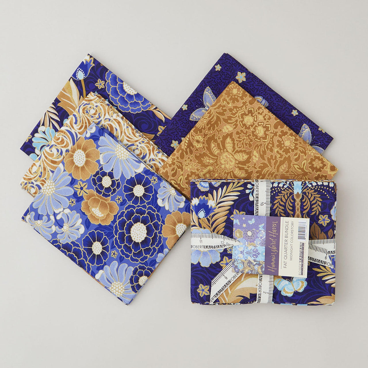 Hummingbird Haven Favorites Midnight Fat Quarter Bundle 5 Piece