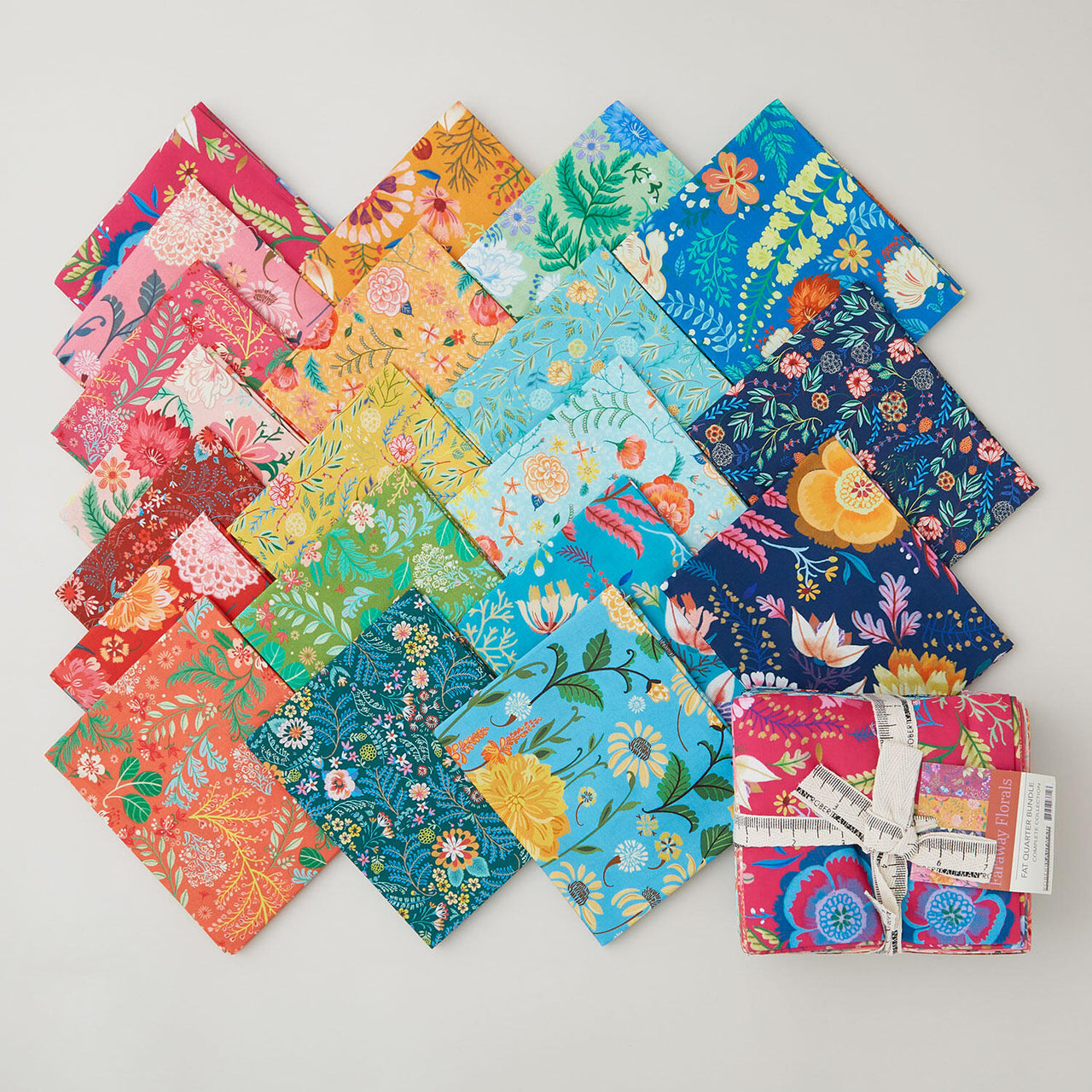 Faraway Florals Favorites Complete Collection Fat Quarter Bundle - 20 Piece