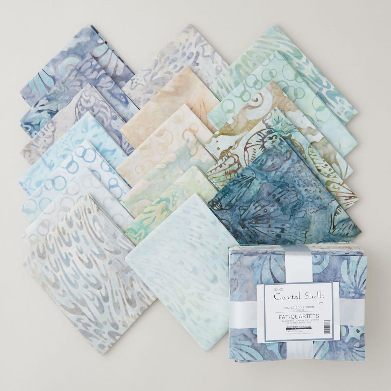 Artisan Batiks Coastal Shells Fat Quarter Bundle