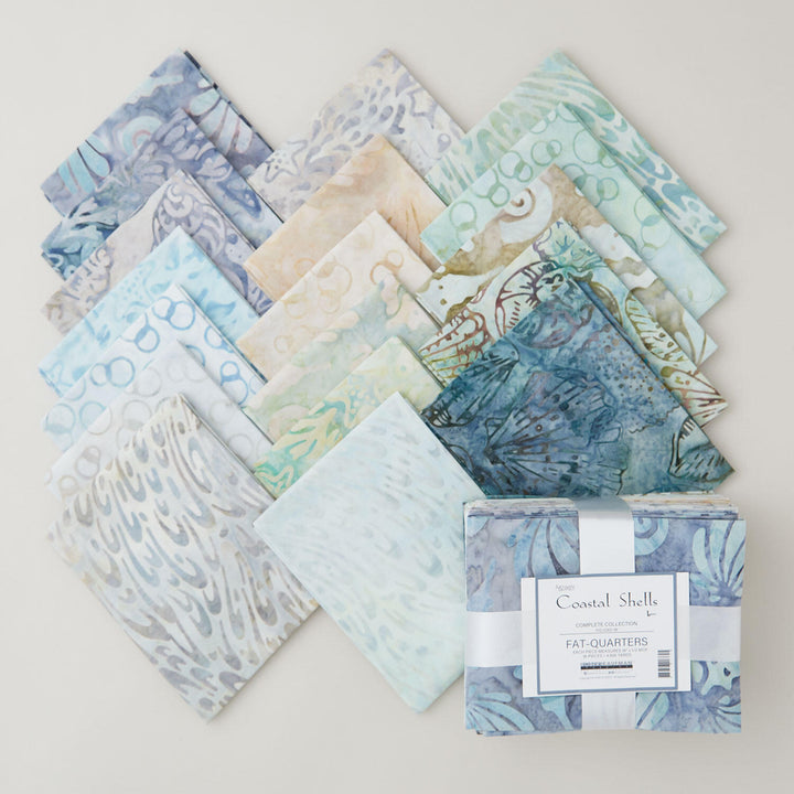 Artisan Batiks Coastal Shells Fat Quarter Bundle