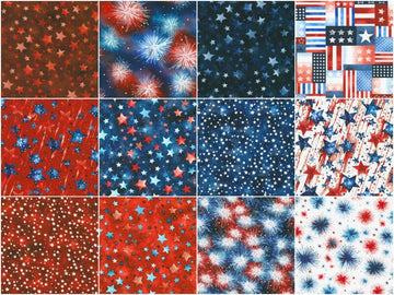 Stars and Stripes Fat Quarter Bundle