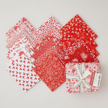 Crimson Posies Favorites Fat Quarter Bundle 18 piece