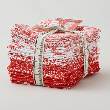 Crimson Posies Favorites Fat Quarter Bundle 18 piece