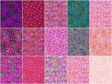 Berry Breeze Favorites Digitally Printed Fat Quarter Bundle - 14 piece