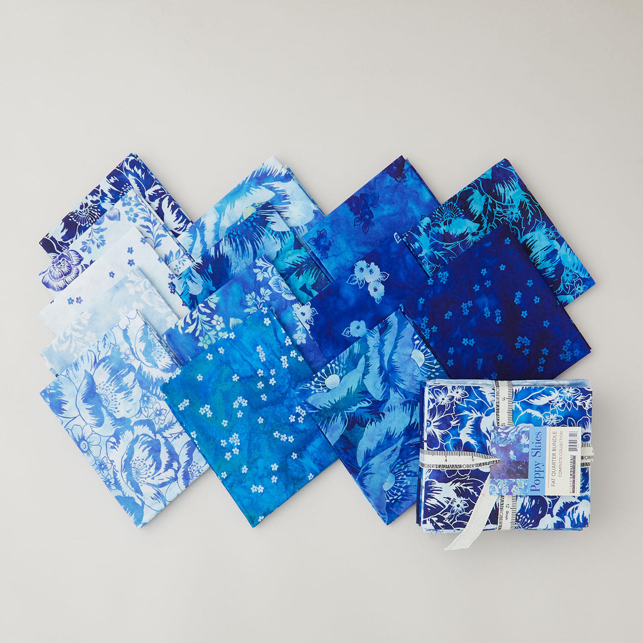 Poppy Skies Favorites Complete Collection Digitally Printed Fat Quarter Bundle - 14 piece