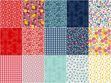 Citrus & Sunshine Fat Quarter Bundle - 15 Piece