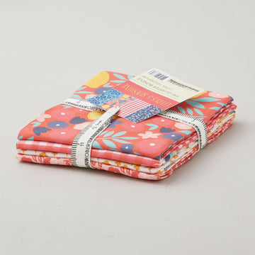 Citrus & Sunshine Fat Quarter Bundle - Coral 5 Piece