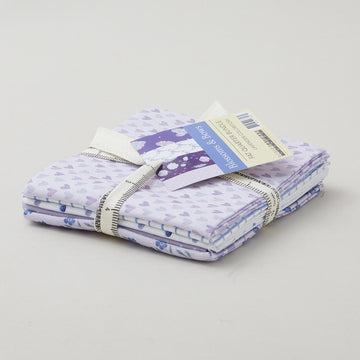 Blossoms & Bows Fat Quarter Bundle - Lavender 5 Piece