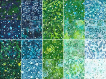 Artisan Batiks - Evergreen Ice Fat Quarter Bundle