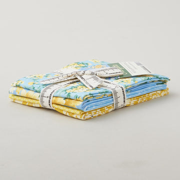 Georgette Lemon Fat Quarter Bundle - 5 Piece
