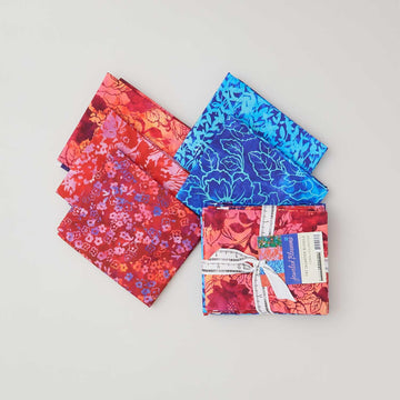 Jeweled Blossoms Coral Colorstory Fat Quarter Bundle 5 Pc