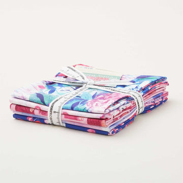 Peony Bloom Pink Fat Quarter Bundle - 5 Piece