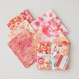 Sunset Cove Apricot Fat Quarter Bundle - 5 Piece