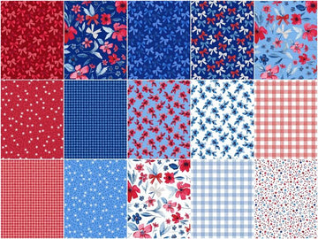 Petal Parade Fat Quarter Bundle - 15 Piece