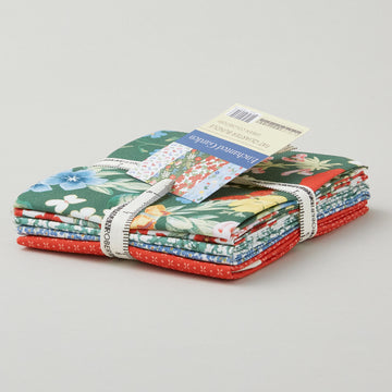 Enchanted Garden Fat Quarter Bundle - Green Colorstory 5 Piece