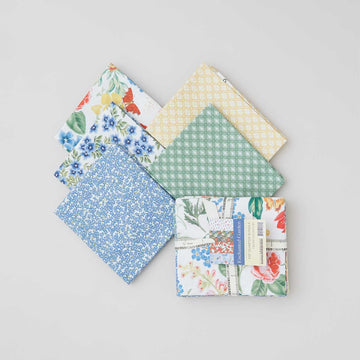 Enchanted Garden Fat Quarter Bundle - Cream Colorstory 5 Piece