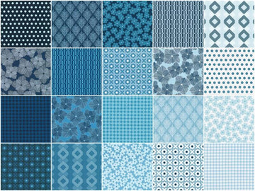 Drift Into Blue Fat Quarter Bundle