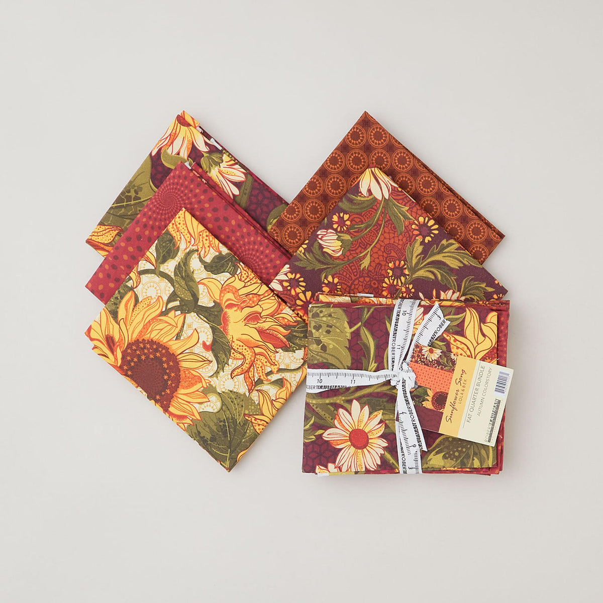 Sunflower Song Autumn Fat Quarter Bundle - 5 Piece