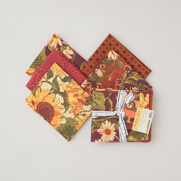 Sunflower Song Autumn Fat Quarter Bundle - 5 Piece