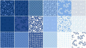 Jardin Blue Favorites Roll Up