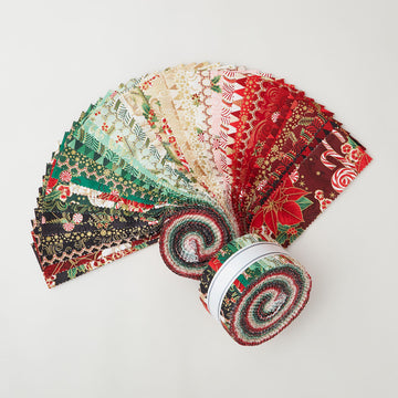 Holiday Flourish Peppermint Twist Holiday Colorstory Metallic Roll Up