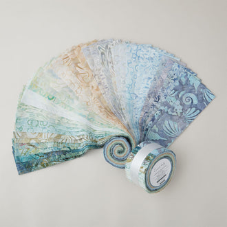 Artisan Batiks Coastal Shells Roll Up