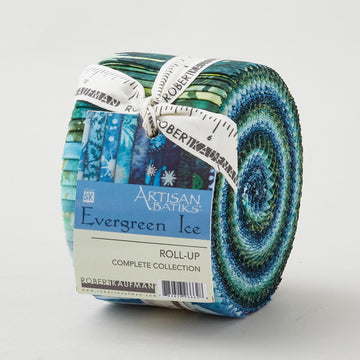 Artisan Batiks - Evergreen Ice Roll Up
