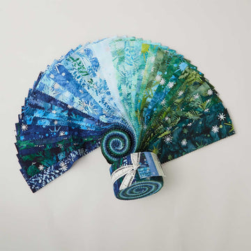 Artisan Batiks - Evergreen Ice Roll Up