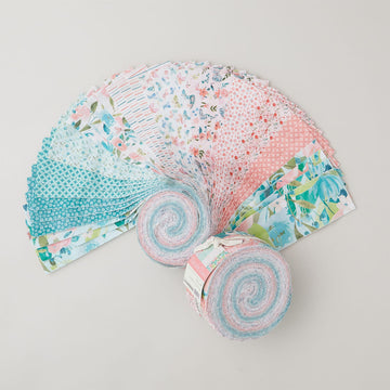 Watercolor Blooms Roll Up