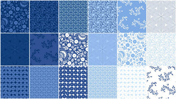 Jardin Blue Favorites Ten Squares