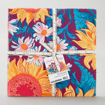 Sunflower Sonata Ten Squares