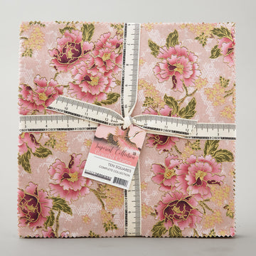 Imperial Collections - Graceful Cranes Metallic Ten Squares