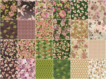 Imperial Collections - Graceful Cranes Metallic Ten Squares