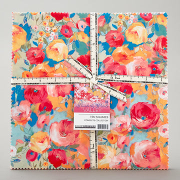 Painterly Petals Valley Ten Squares