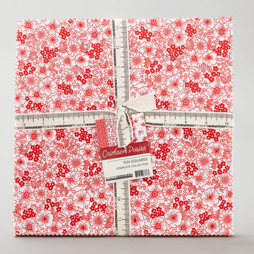 Crimson Posies Favorites Ten Squares