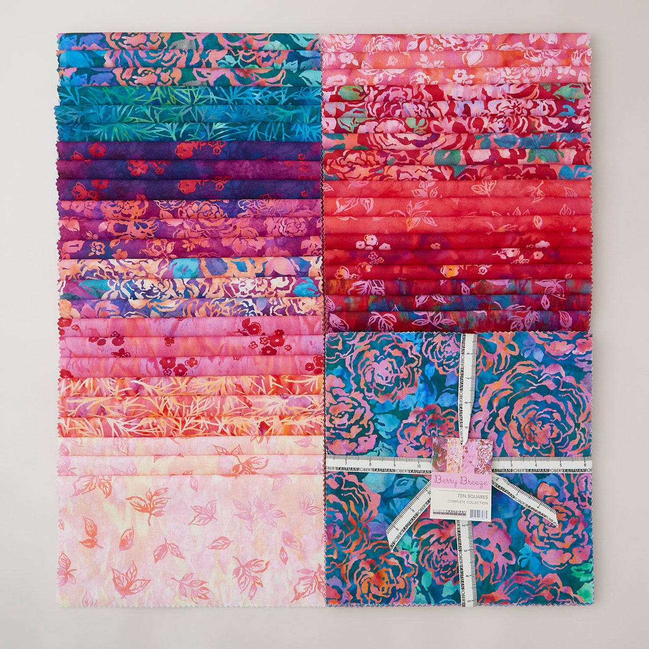 Berry Breeze Favorites Digitally Printed Ten Squares