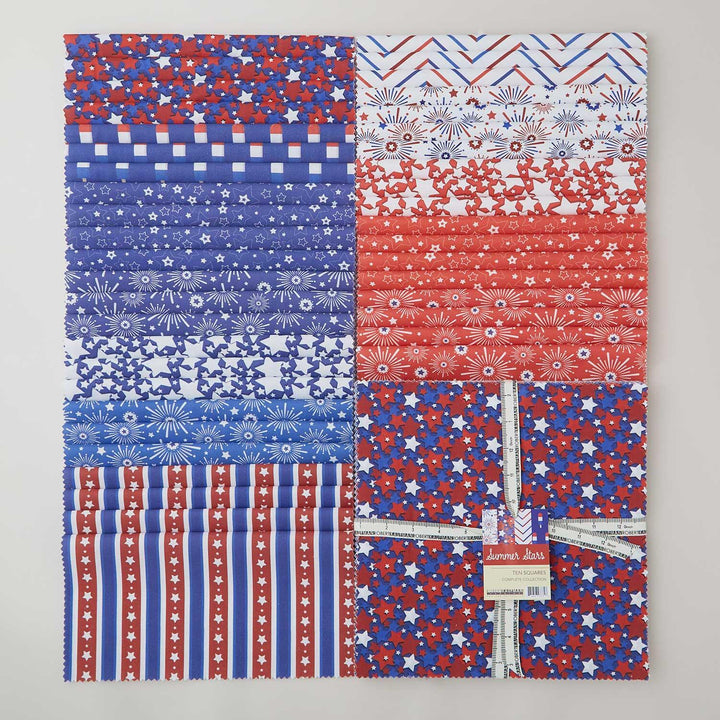Summer Stars 10" Squares