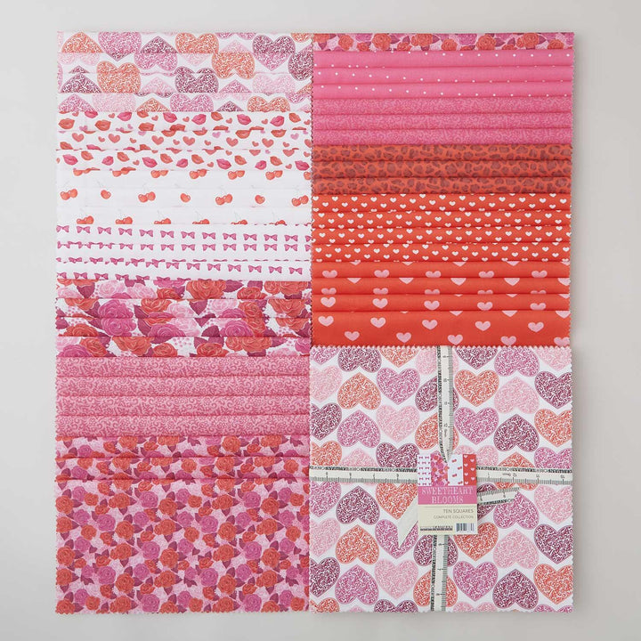 Sweetheart Blooms 10" Squares